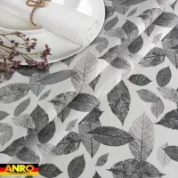 ANRO Tafelkleed Bladeren Meerkleurig Ovaal 240x140cm Rechte rand Afwasbaar Waterafstotend