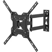 Vali Tv Beugel -30 kg - TV-wandbeugel - Draaibaar en Kantelbaar - TV - Beugel - Zwart - 40cm x 40cm x 39cm