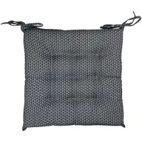 2lif Rhombus stoelkussen donkergrijs 40x40cm+3cm