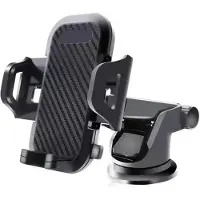 COOAU Autotelefoonhouder met 3-in-1 installatie (ventilatieopening en zuignap), universele autotelefoonhouder, smartphonehouder.