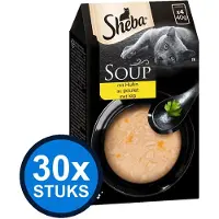 Sheba 30x - Soup kip mp 4x40gr - Kattenvoer Natvoer - 160 g