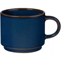 MPLCo STACK Blauwe Keramische Mok 350ml - Handgemaakt, Stijlvol Design