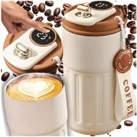 Quinta Slimme Thermosbeker met LED Display - 450ml - Houdt Drankjes Warm/Koud