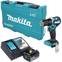 Makita DDF 487 RG1K accuboormachine 18 V 40 Nm borstelloos + 1x accu 6,0 Ah + oplader + koffer