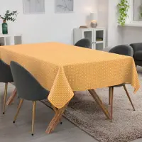 ANRO Tafelkleed Retro geometrisch Meerkleurig 260x140cm Met sierband Afwasbaar Waterafstotend
