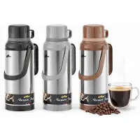 DAYDAYS Thermoskan 1.8L met glazen binnenfles - Ideaal voor koffie en thee