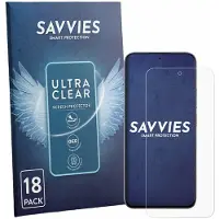 Savvies - Screenprotector voor realme P4R 5G - Folie Beschermfolie transparant 18 Stuks