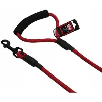 PET NOVA Rode Hondenlijn Touw 120cm met Neopreen Handvat - Maat L