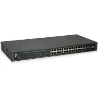 LevelOne GEP-2652 LevelOne Switch 24x GE GEP-2652 2xGSFP 370W 24xPoE+