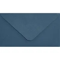 Netuno Gladde blauwe enveloppen A8 - 58 x 100 mm - 25 stuks - BK zonder lijm - 115 gram - Sirio Color -