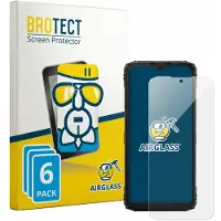 BROTECT Screenprotector 6 Stuks voor Doogee Blade 10 Pro Energy Beschermglas transparant