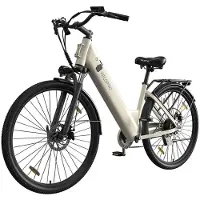 SmartAI C1 28 inch Elektrische Fiets - 250W Motor - 36V 13Ah Accu - Bereik tot 80km - Shimano 7-Snelheden - Max 25km/u - - Verende Voorvork -Elektrische stadsfietsen -Wit
