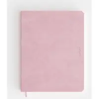 De KEMPEN - Agenda 2027 - Vertical Planner - Vlakliggend - Marmeren Schutblad - Large 17.1 x 22 cm - Brut/Roze