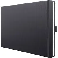 Sigel CO200 Notitieboek Conceptum Hardcover DIN A4 liggend Blanco Zwart 66 vellen Microperforatie