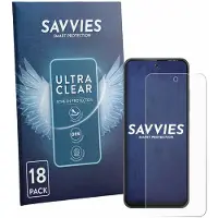 Savvies - Screenprotector voor Gigaset GP20 - Folie Beschermfolie transparant 18 Stuks