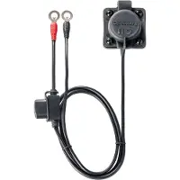 Optimate O-97P24 MagCode 24V KIT - Magnetische Laadpoort – Paneelmontage Accu-aansluiting met 15A zekering & 100cm kabel