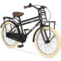 Deryan Cooper Kinderfiets 20 inch - Verstelbaar Stuur en Zadel - Zwart