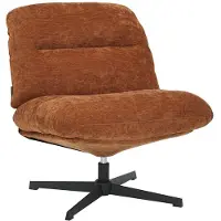 Livin24 Fauteuil Sara draaibaar velvet oker