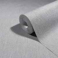 Whisper Behang - Organisch Reliëf - Waaierstructuur - Grijs - Japandi - Hotel Chique Behang - Vliesbehang - Woonkamer Slaapkamer - 0,53 x 10,05 M -