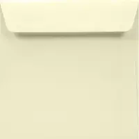 Netuno Gladde crème enveloppen A5 - 170 x 170 mm - 50 stuks - NK natgelijmde - 100 gram - Lessebo -