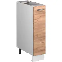 Vicco Apotheekkast Fame-Line, Goudkleurig Eiken/Wit, 20 cm, WB Eik