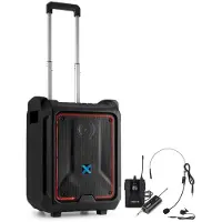 VONYX SPLASH300 portable speaker met draadloze headset - Ideaal voor groepslessen - IPX5