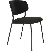 White Label Eetkamerstoel Jolien Black