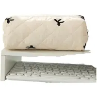 VHV Geborduurde Etui met Strik - Stijlvolle Pennenzak voor School en Kantoor - Duurzame Make-up Tas met Soepele Rits - Compact en Modieus