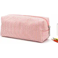 VHV - Grote Etui - 21x7.5x8 cm - Ruime Pennenzak van Polyester - Grote Capaciteit Stationery Pouch voor School & Kantoor - Duurzame Potlodenetui