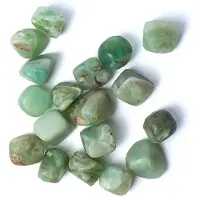 Phoenix Groene fluoriet trommelstenen A-kwaliteit - ±1,5-3,5cm; ±250g