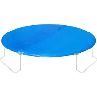 Ultrasport Trampolinehoes, perfecte pasvorm voor trampoline maat 305 cm, eenvoudig te gebruiken met veilige constructie, UV- en weerbestendig, robuust, waterdicht en stabiel, sterke PVC-folie, kleur: blauw