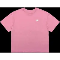 New Balance T-shirt - roze Meisjes Katoen Ronde hals Effen - maat 164