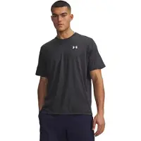 Under Armour UA Tech Vent SS-BLK Heren Sportshirt - Ultimate Zwart - Wit