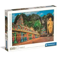 Clementoni Legpuzzel Painted Batu Caves - Puzzel 1000 Stukjes - High Quality Collection Puzzle - Puzzels en Legpuzzels voor Volwassenen