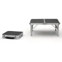 HUSH. Outdoor HUSH Outdoor - Campingtafel - inklapbaar met handvat - lichtgewicht - verstelbaar - 60 x 40 x 26.5cm