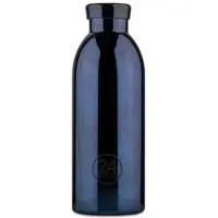 24Bottles Drinkfles 'Black Radiance' zwart