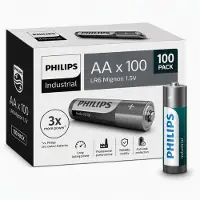 Philips Industrial batterijen AA 100 stuks