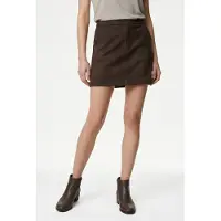 Vero Moda Rok 'VMDONNA DINA' donkerbruin