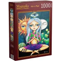 Magnolia puzzel 1000 stukjes - ontspannend puzzelplezier voor volwassenen.