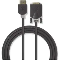 Nedis HDMI Kabel | HDMI | DVI-D 24+1-Pins Male | 2 m | 1 stuks - CCBW34800AT20