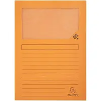 Exacompta venstermap oranje A4 (100 stuks)