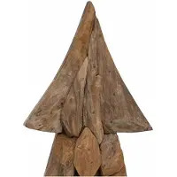 vidaXL Kerstboom Bruin 90 cm Massief Teakhout