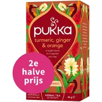 Pukka Herbs Thee Turmeric, Ginger & Orange 20 St Instantthee
