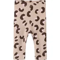 Name it Leggings 'NBFLANA' donkerbruin / taupe / greige