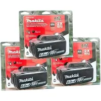 OEM Accu voor elektrisch gereedschap, 6000 mAh capaciteit, verbeterde veiligheidsvoorzieningen, 3 stuks 6.0Ah-accu's