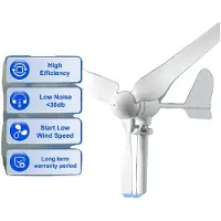 OEM Windturbine, efficiënt energiegebruik, duurzame constructie, met gratis controller, 5000W, 48V