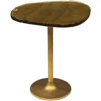 Nest of Nora Bijzettafel Olav - Rond - Antiek Goud