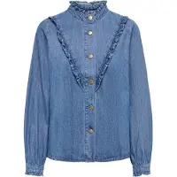 ONLY Blouse 'ONLELLIE' blauw denim