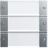 Gira 0213 326 - Aluminium - Wit - Geschikt voor alle merken - 1 stuk