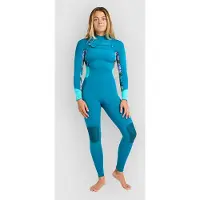 Roxy 2026 Dames Swell Natural 4/3mm Borst Ritssluiting Wetsuit 26BW213